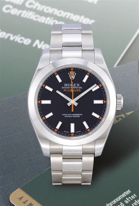 rolex chronographe antimagnetic automatic watch|Rolex milgauss 116400.